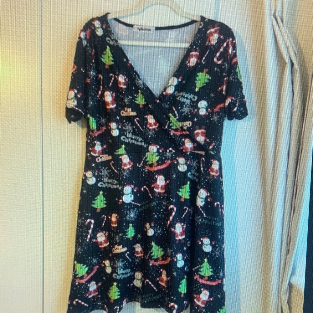 Fashion Bug Black Festive Mini Dress